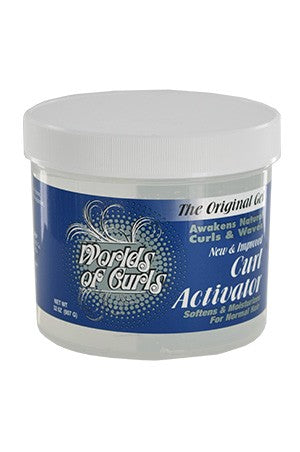 WORLD OF CURLS Gel Acitvator for Normal Hair- Regular (32oz), Sareya Beauty supply store